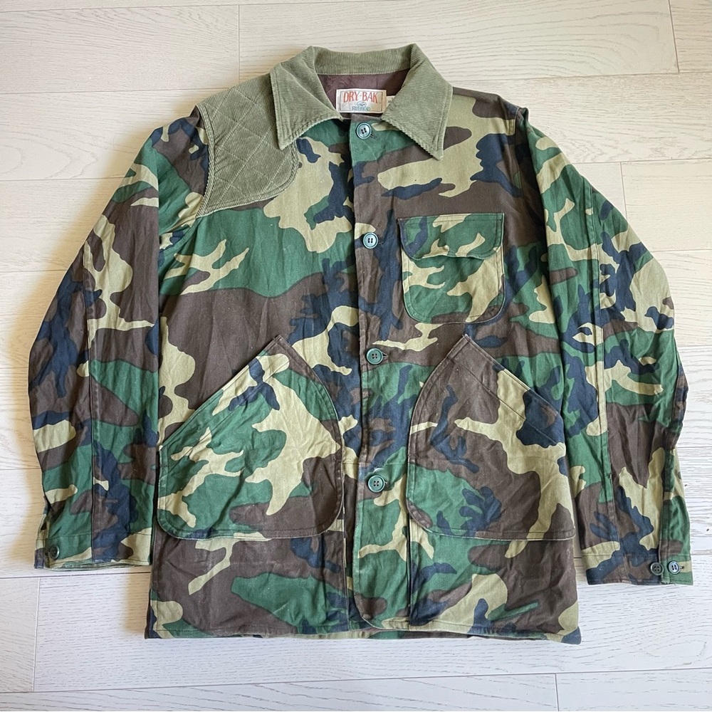 Vintage Redhead Dry Bak Camo Field Shooting Hunting Chore Jacket Barn Coat